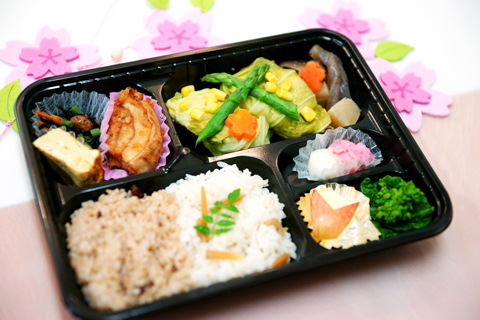春のロールキャベツ弁当